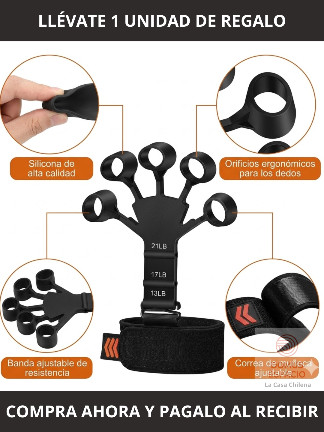 Manos Activas™ | Ejercitador de Dedos (1 + 1 GRATIS Hoy)