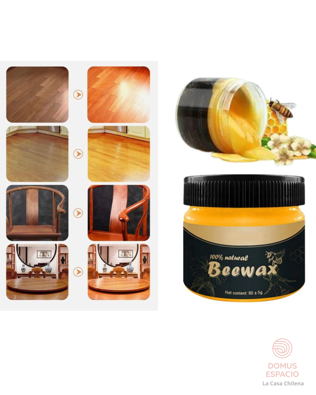Beewax – La cera de abeja que devuelve vida a tus muebles.
