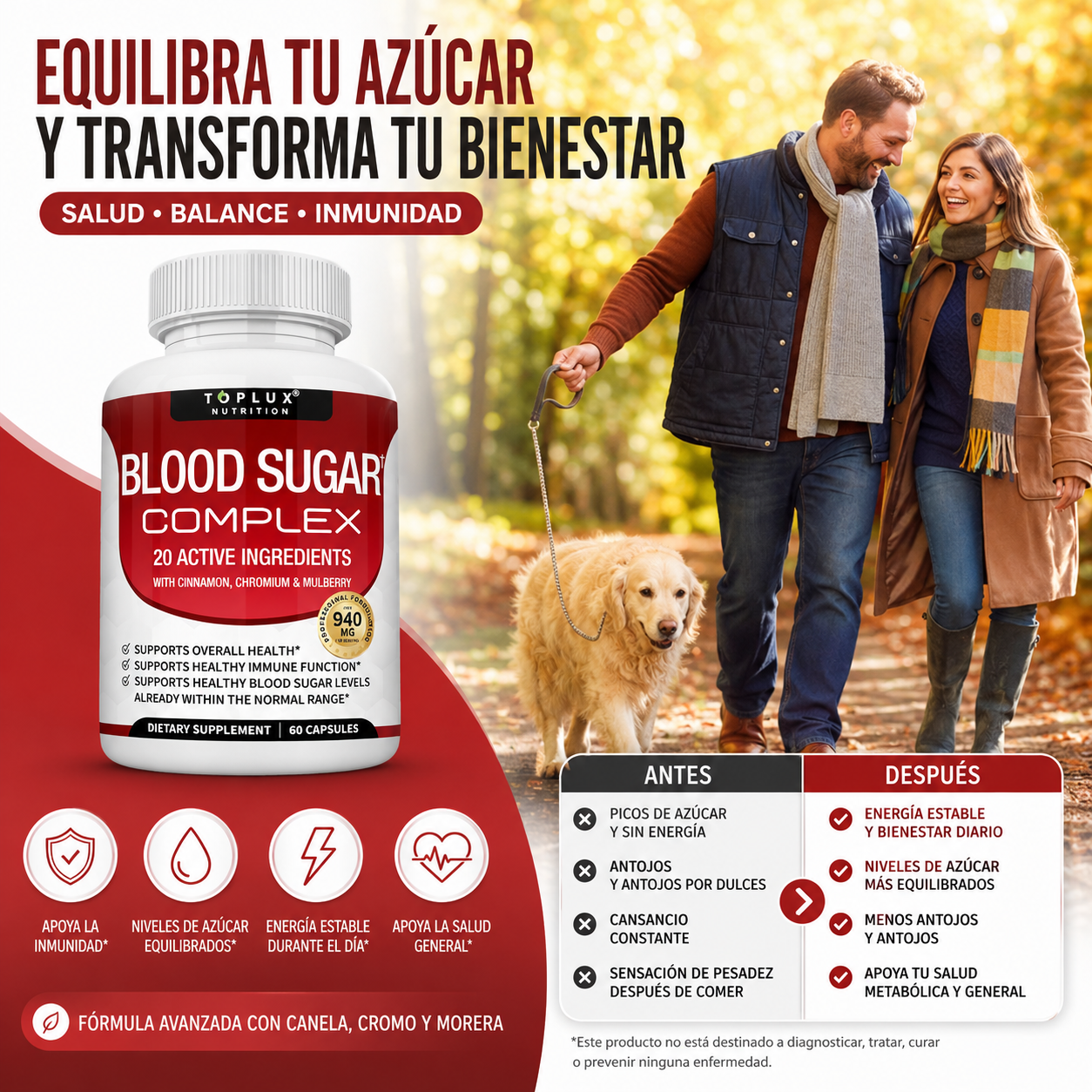 Blood Sugar Complex - Controla tu azúcar sin complicaciones.