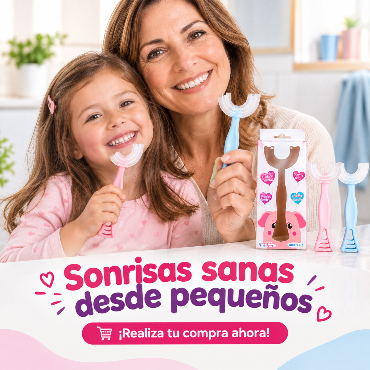 MiniSmile 360 - Limpieza suave en cada ángulo