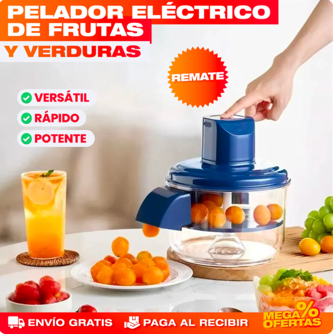 PeelPro - Pela frutas y verduras en 20 segundos