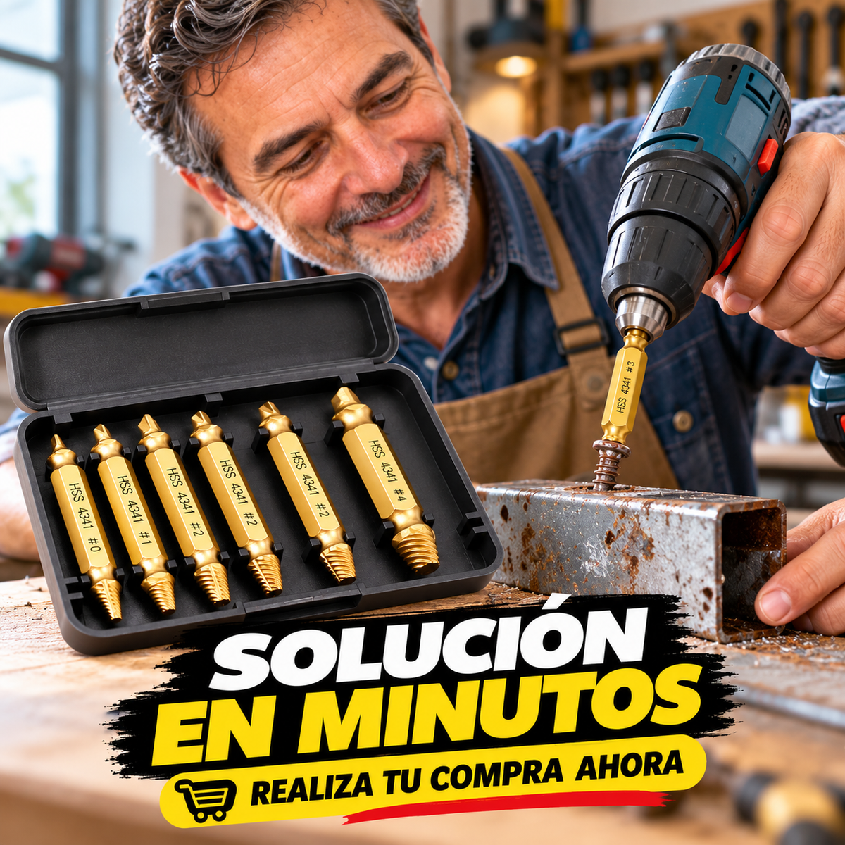 ScrewPro - Extrae tornillos dañados fácilmente