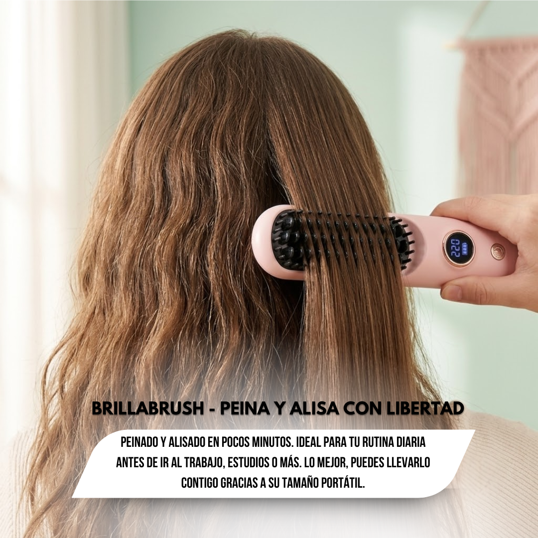 BrillaBrush - Peina y alisa con libertad