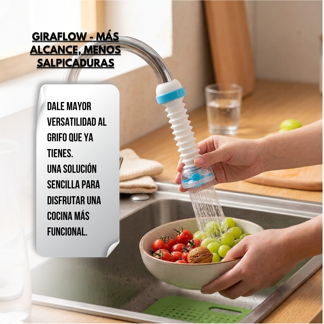 GiraFlow - Más alcance, menos salpicaduras
