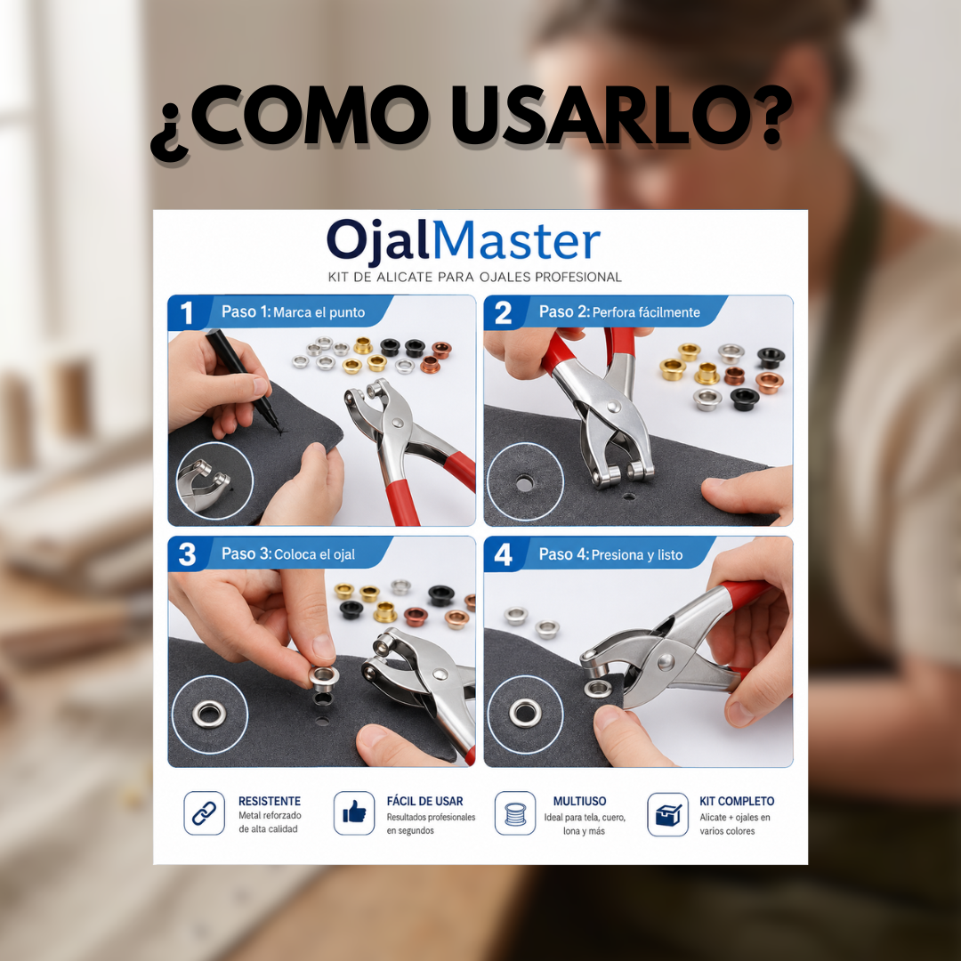 OjalMaster - Dale un mejor acabado a tus proyectos