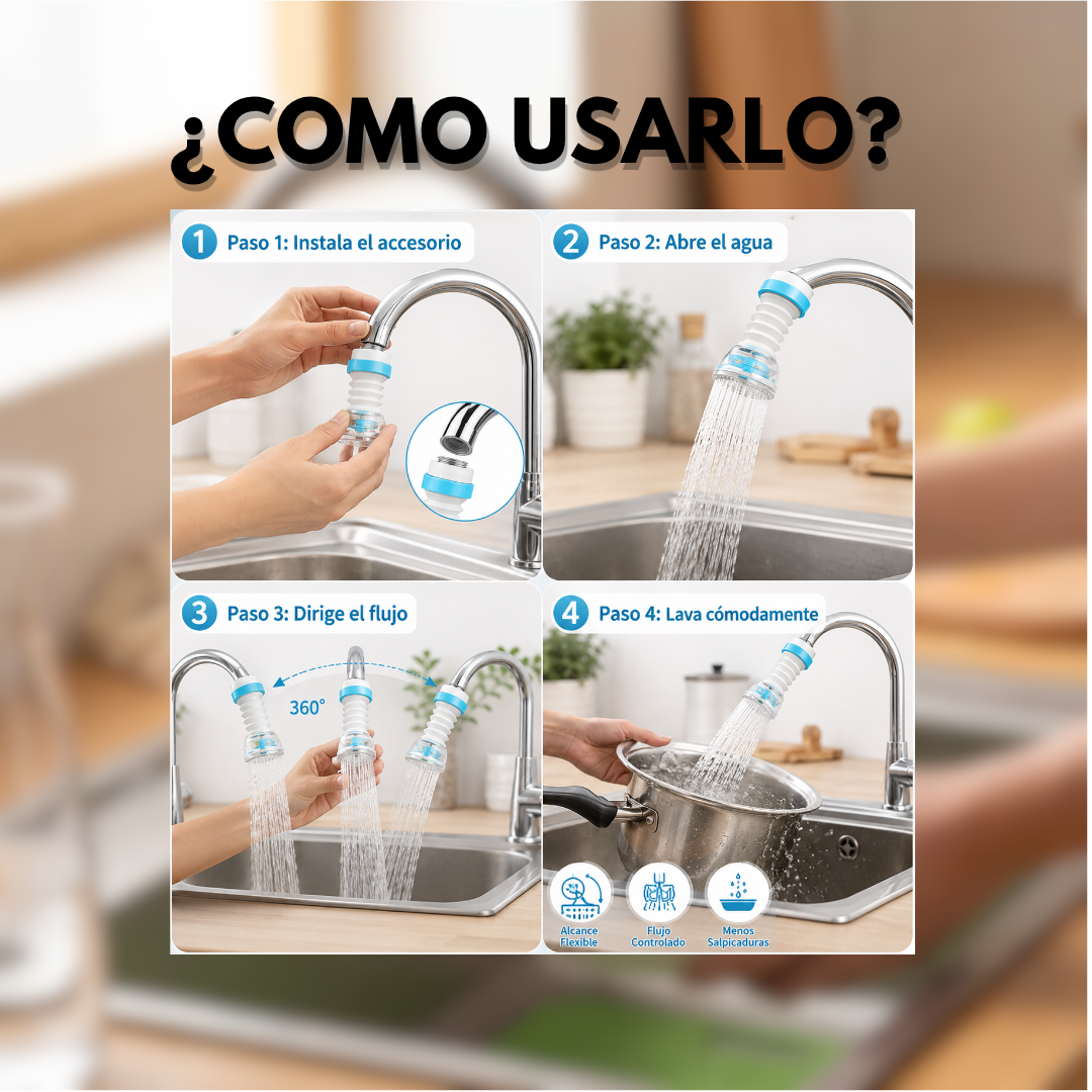 GiraFlow - Más alcance, menos salpicaduras