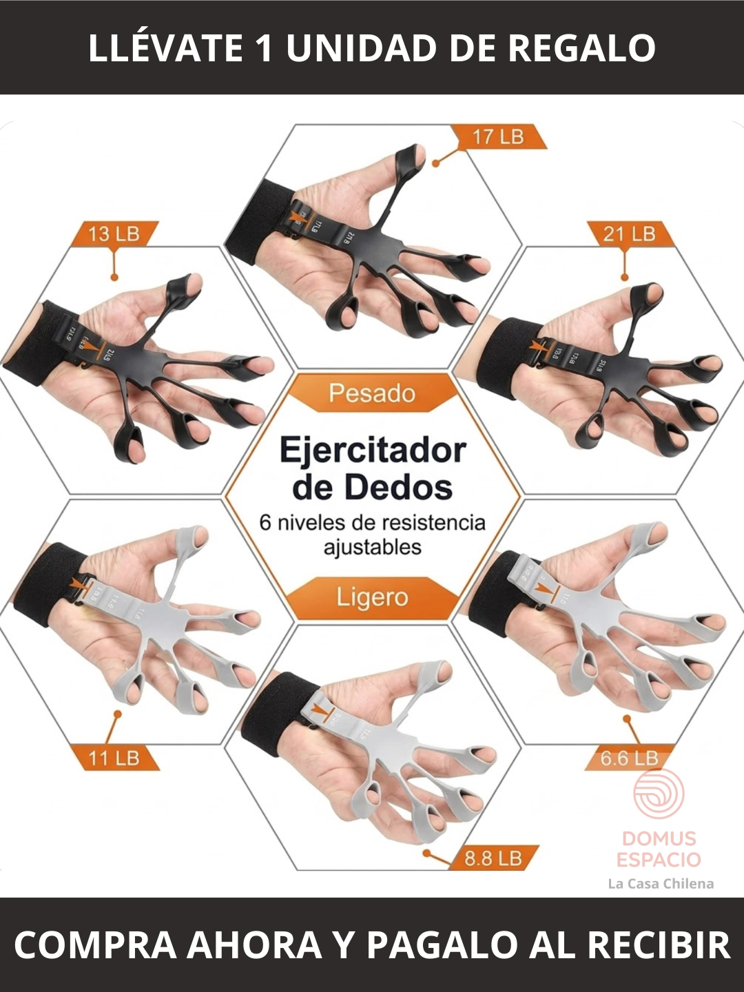 Manos Activas™ | Ejercitador de Dedos (1 + 1 GRATIS Hoy)