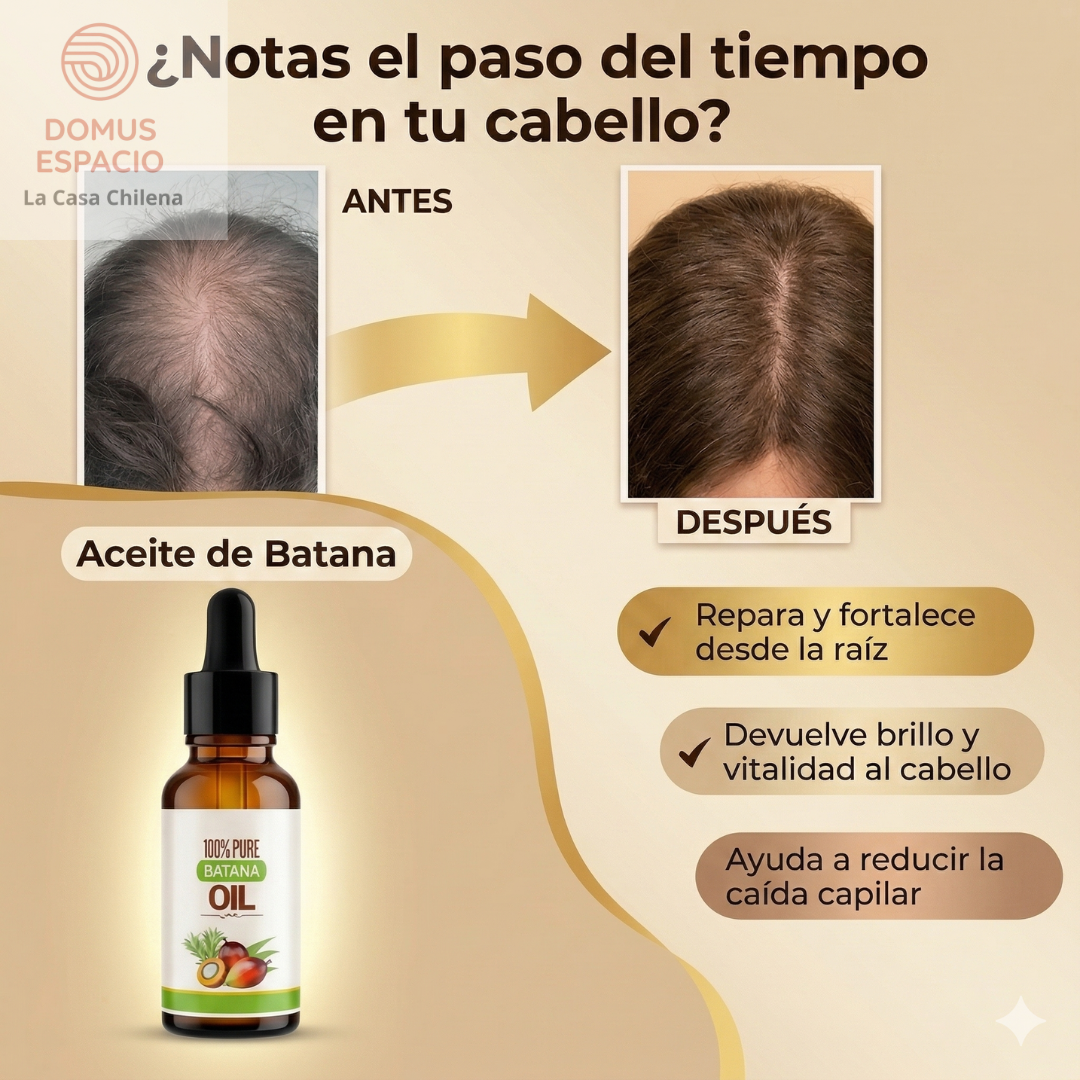 Batana Luxe - Aceite natural que transforma cabello débil en abundante