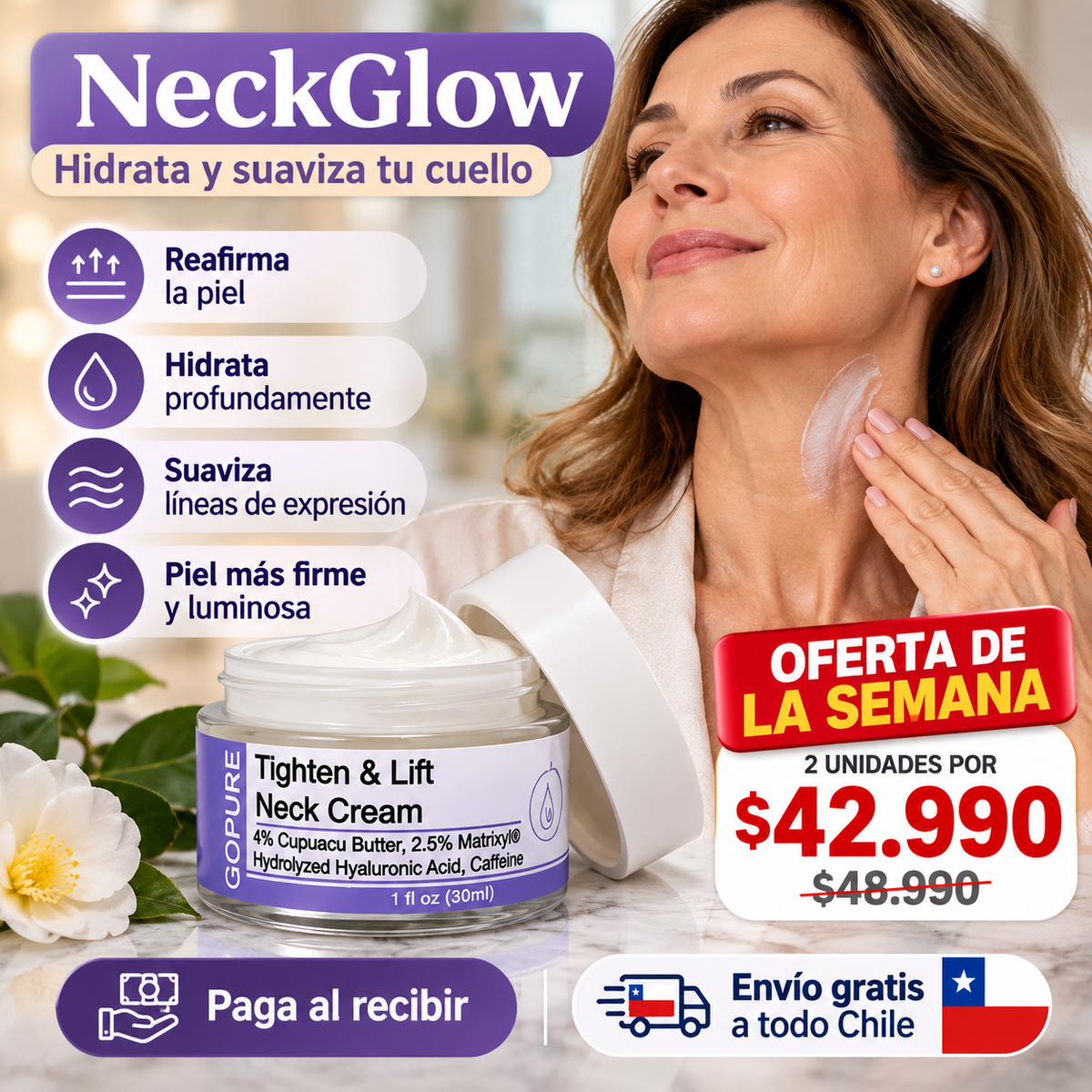NeckGlow - Hidrata y suaviza tu cuello