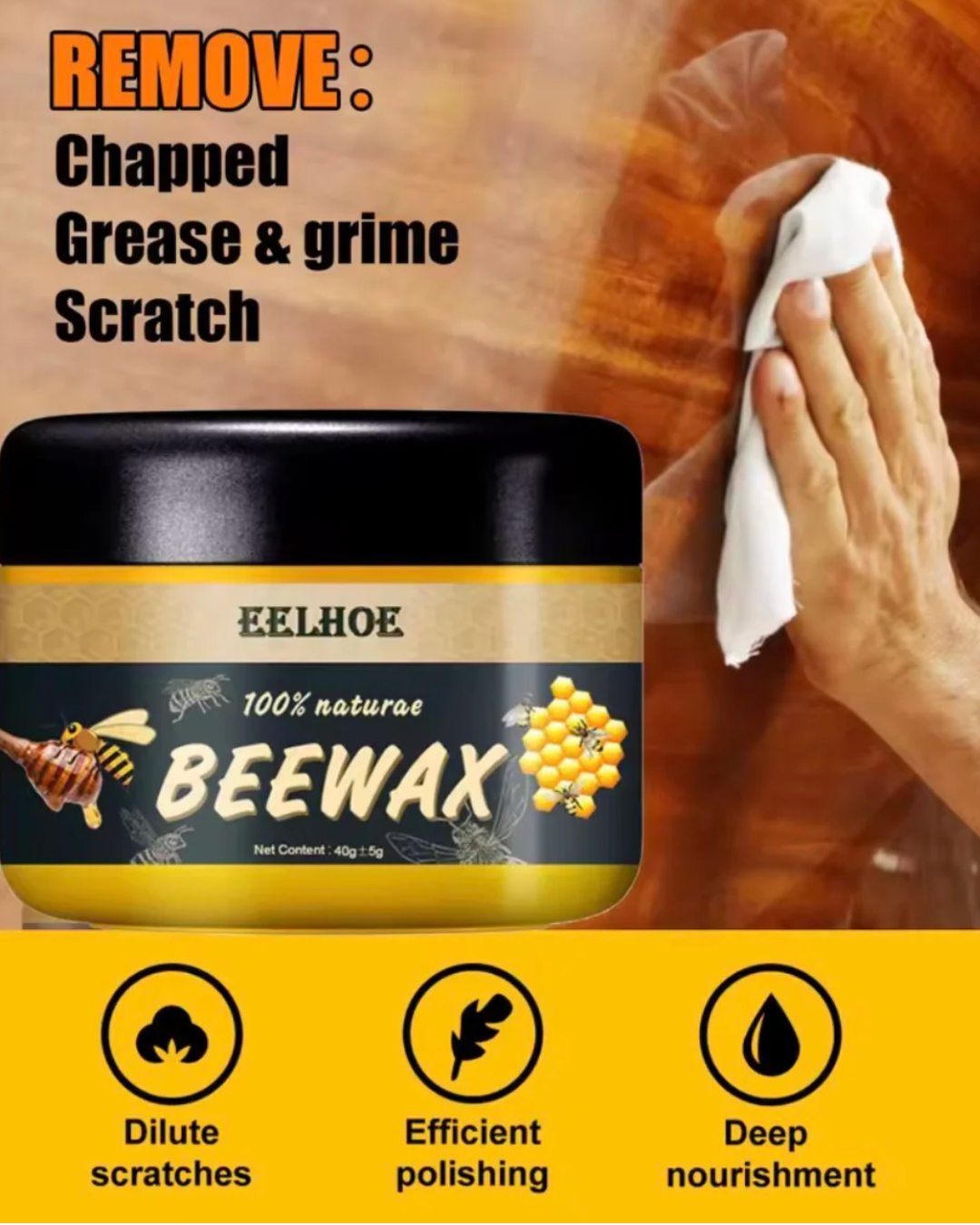 Beewax – La cera de abeja que devuelve vida a tus muebles.