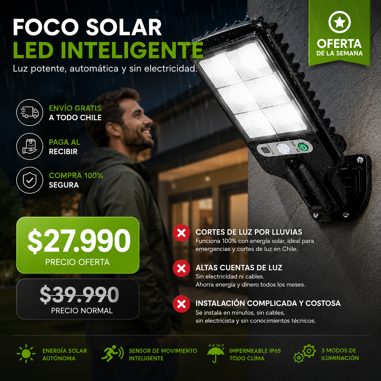 SolarLuz - Ilumina tu hogar sin gastar un peso en luz.