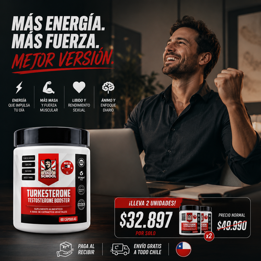 Turkesterone - Más energía y fuerza sin hormonas artificiales.