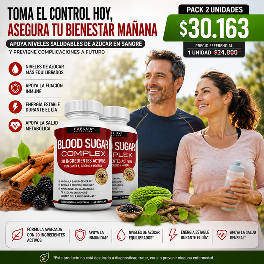 Blood Sugar Complex - Controla tu azúcar sin complicaciones.