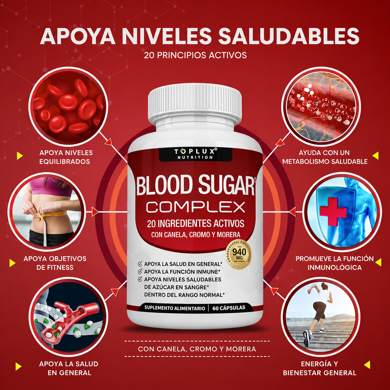 Blood Sugar Complex - Controla tu azúcar sin complicaciones.
