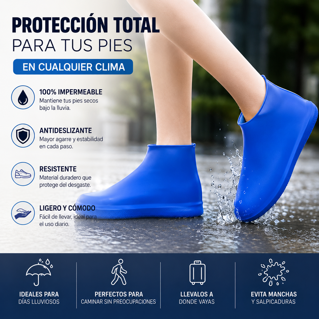 RainGuard - Tus zapatos secos, como si no hubiera llovido.