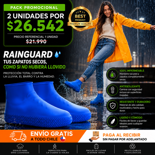 RainGuard - Tus zapatos secos, como si no hubiera llovido.