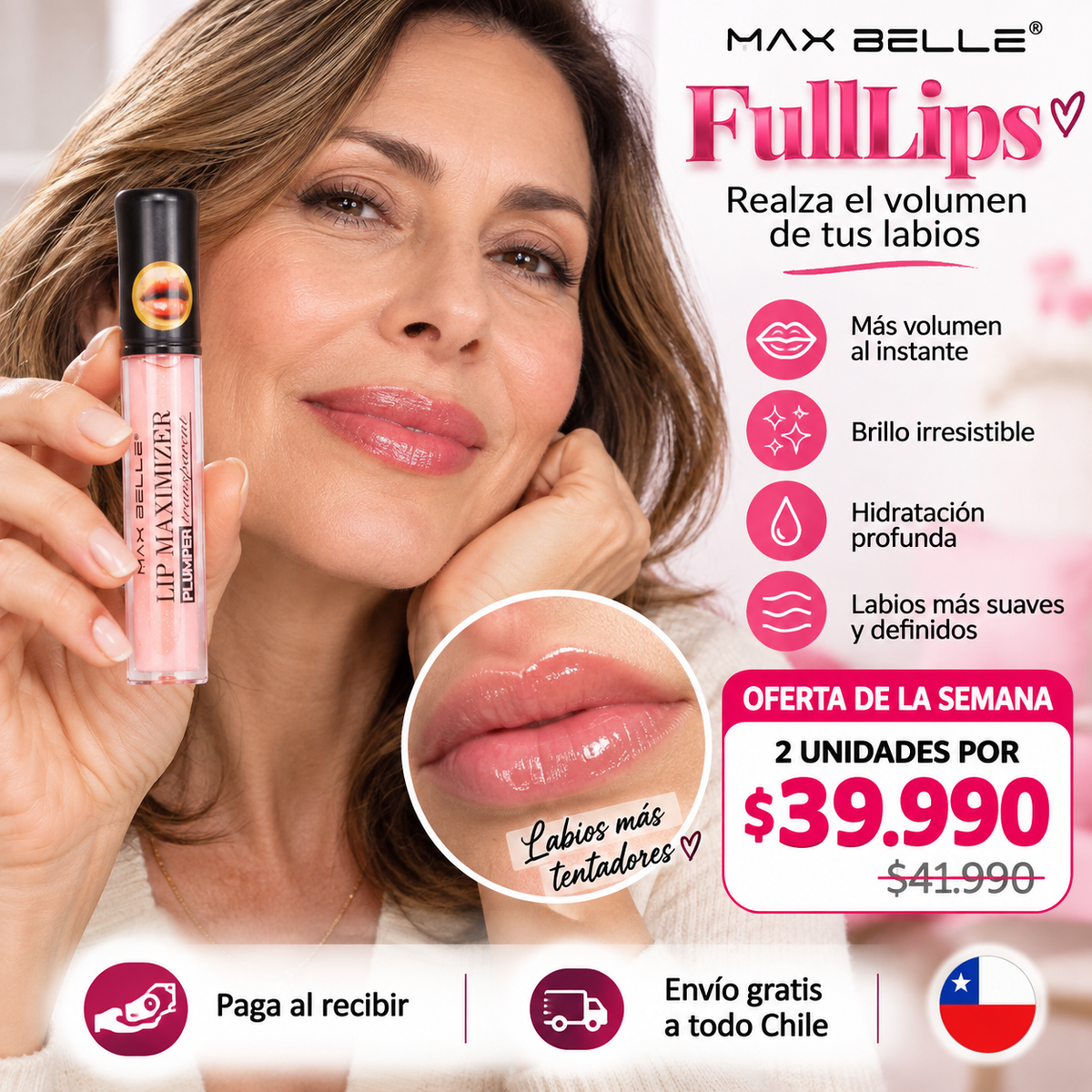 FullLips - Realza el volumen de tus labios