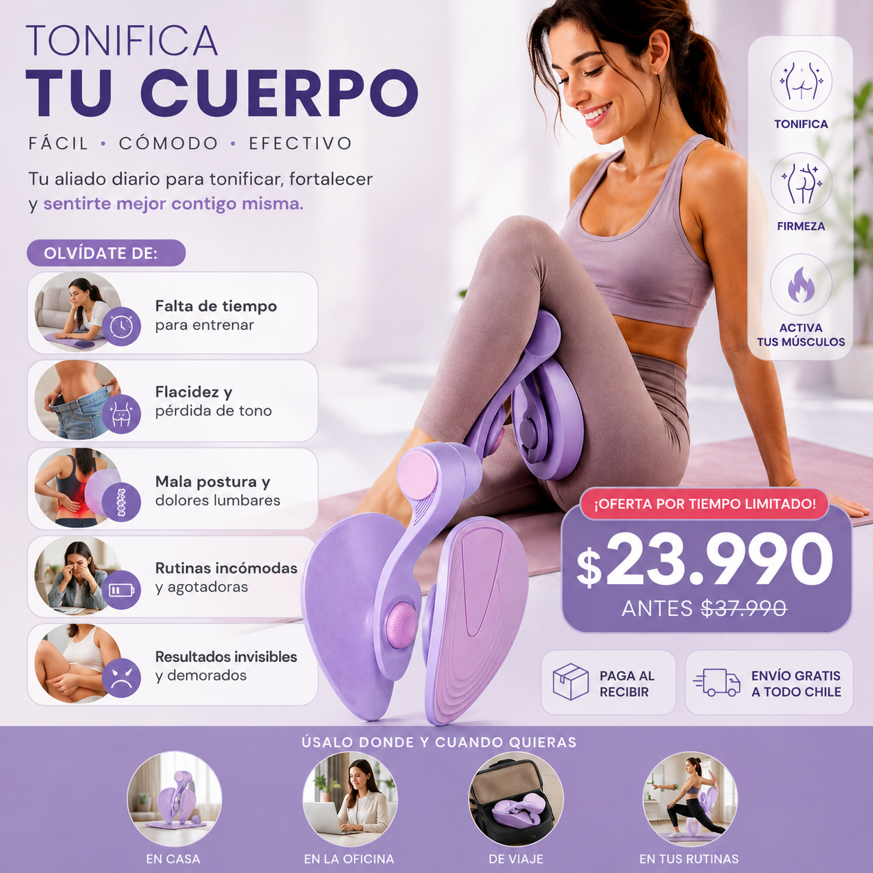 PelviFit - Tonifica tu suelo pélvico mientras descansas.