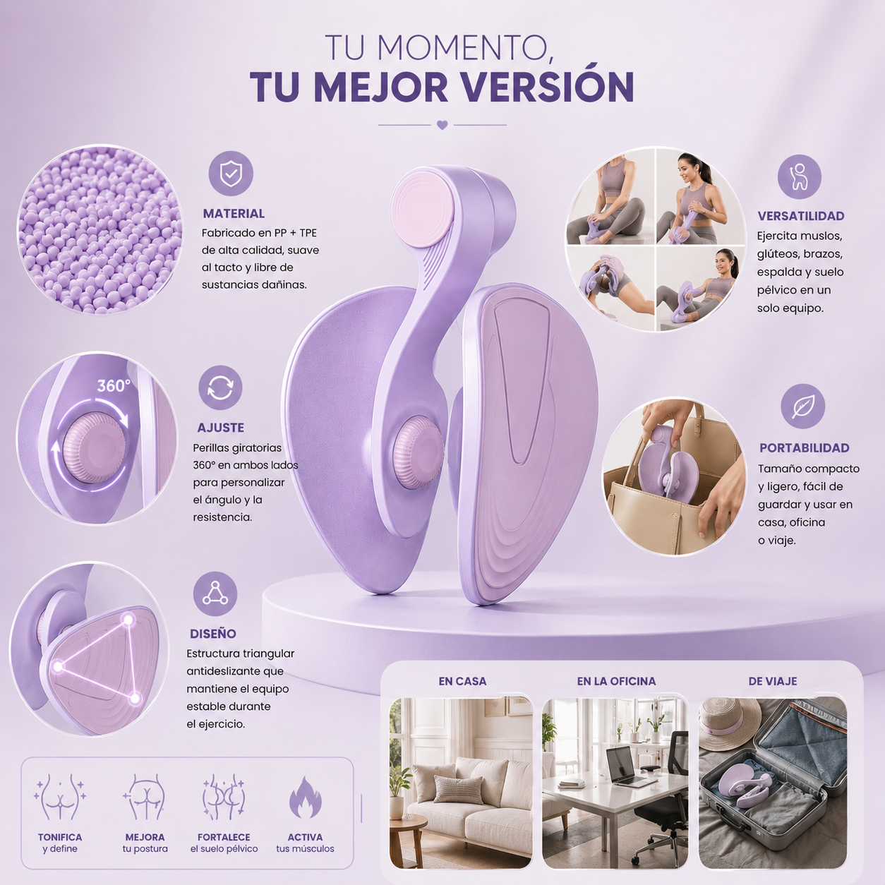 PelviFit - Tonifica tu suelo pélvico mientras descansas.