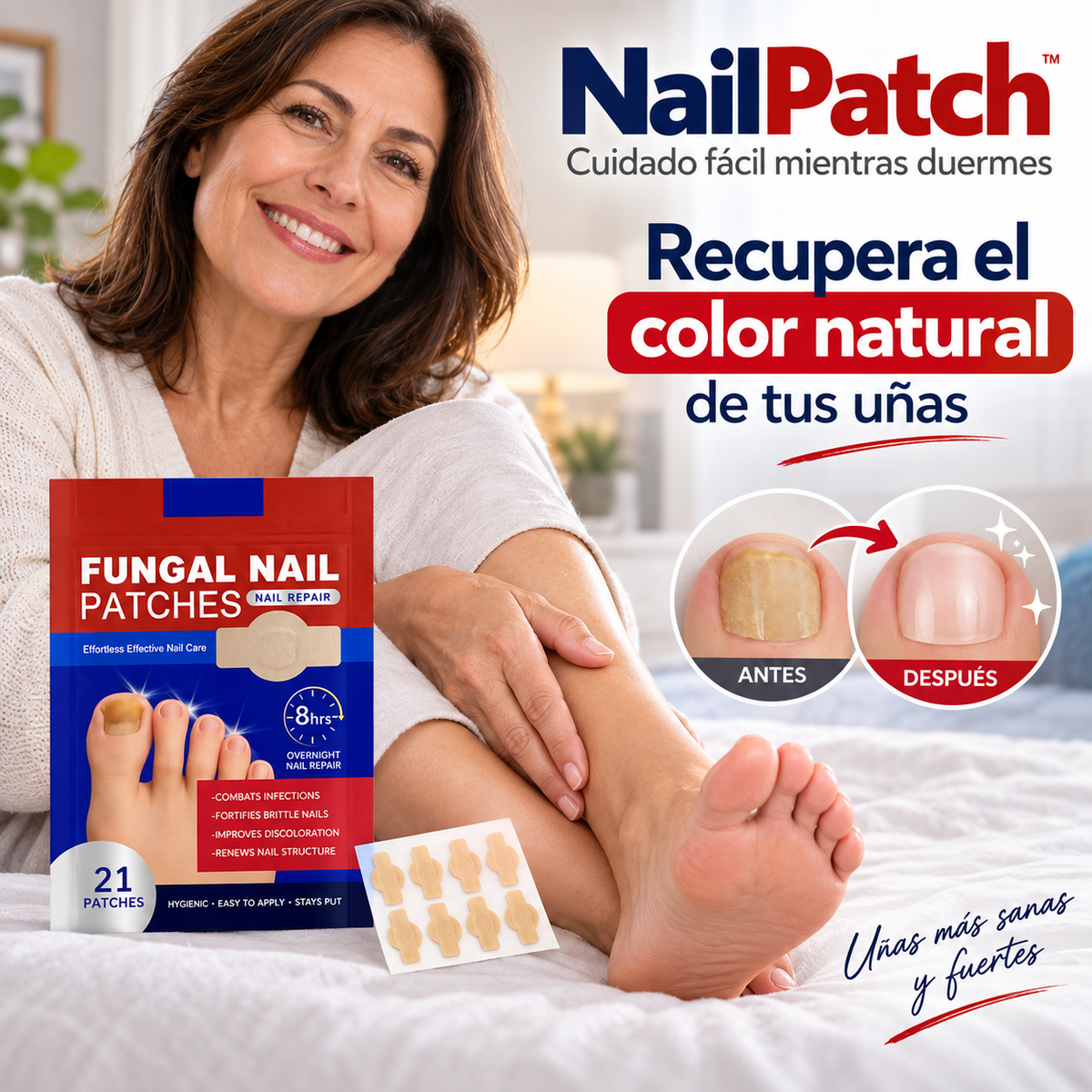 NailPatch - Cuidado fácil mientras duermes