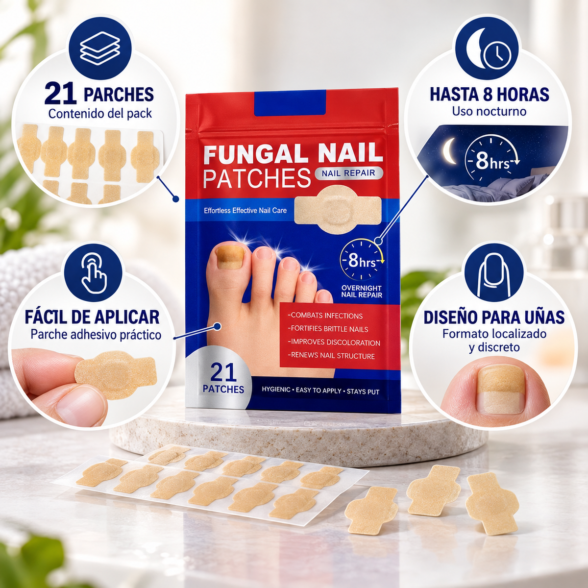 NailPatch - Cuidado fácil mientras duermes