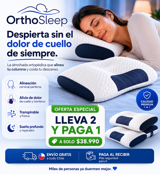 OrthoSleep - Despierta sin el dolor de cuello de siempre.