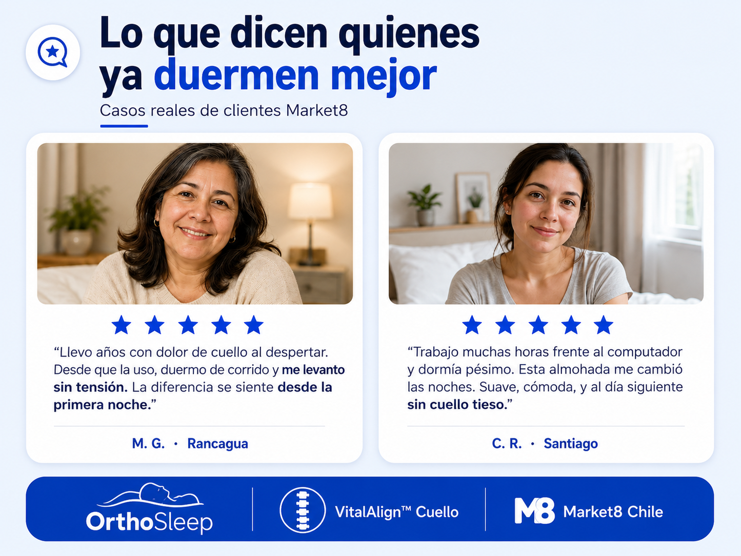 OrthoSleep - Despierta sin el dolor de cuello de siempre.
