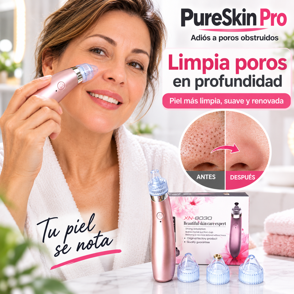 PureSkin Pro - Adiós a poros obstruidos
