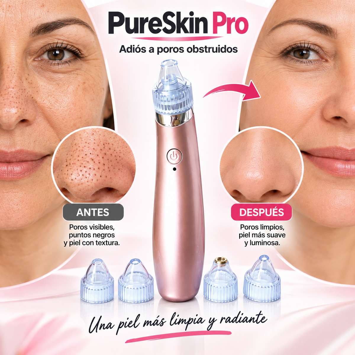 PureSkin Pro - Adiós a poros obstruidos