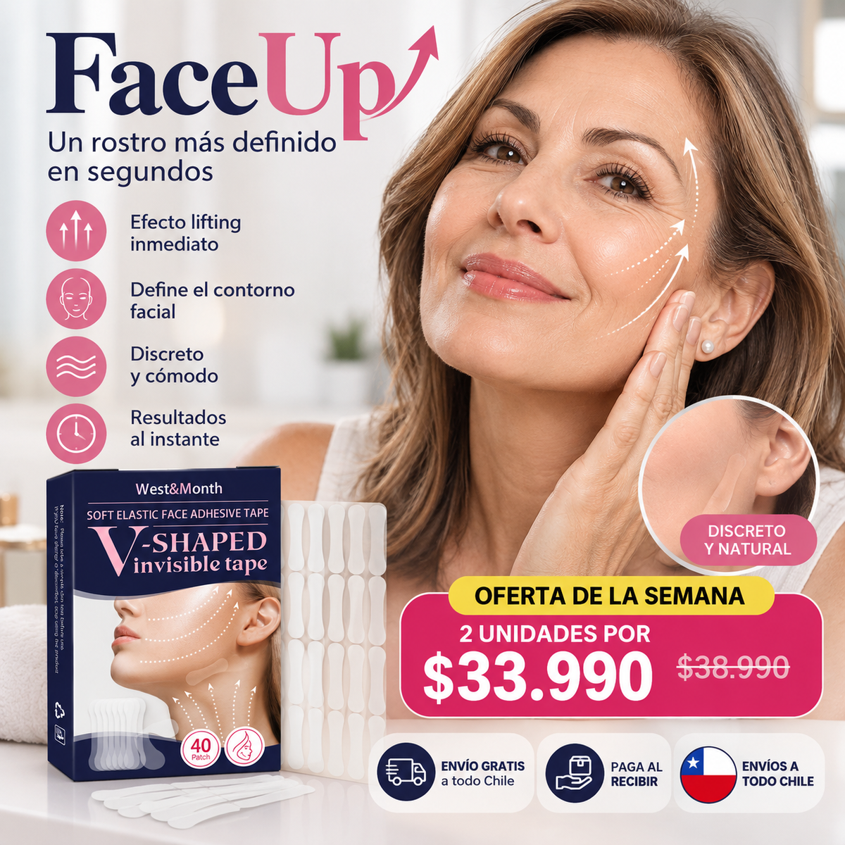 FaceUp - Un rostro más definido en segundos