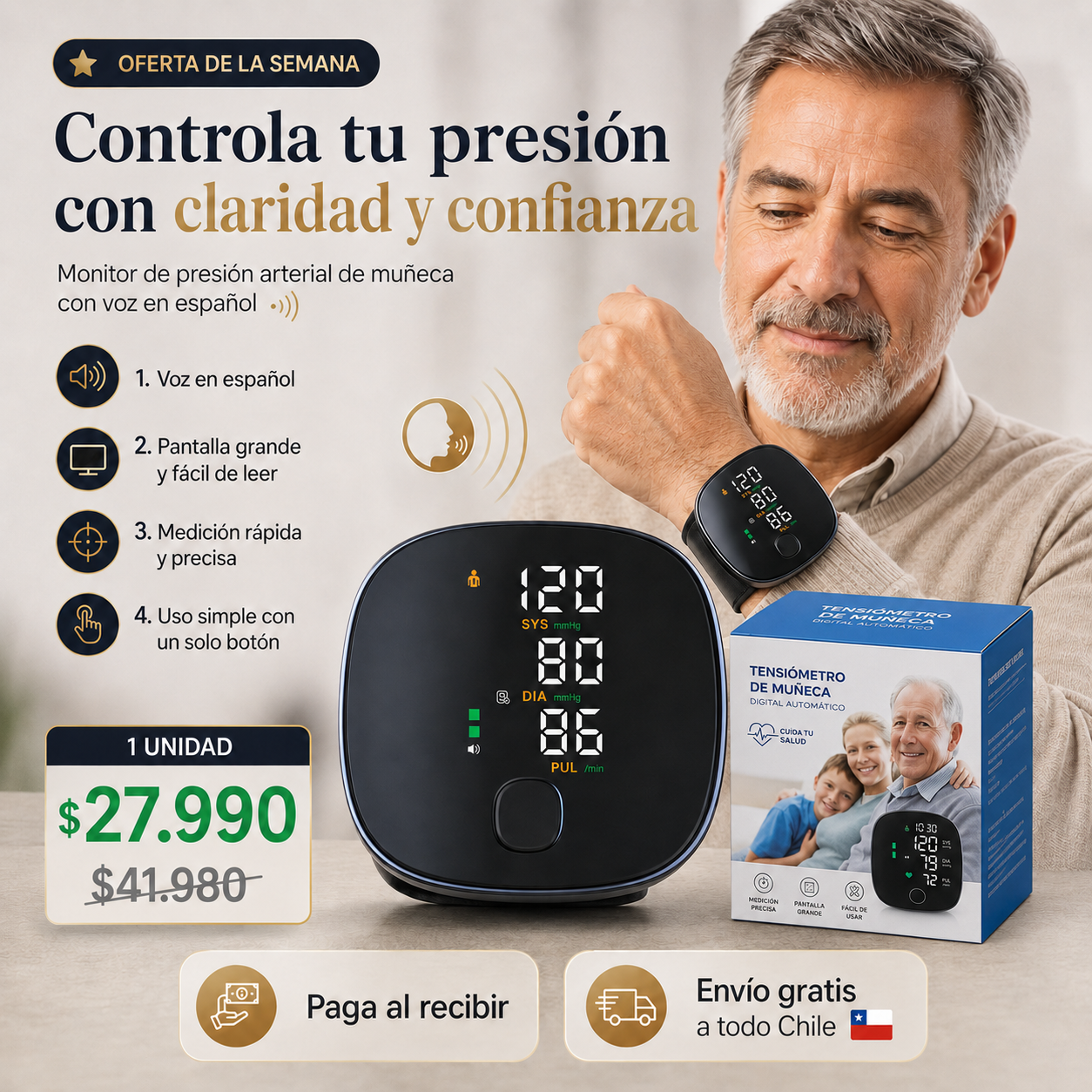 VitalVoz® - Controla tu presión en casa.