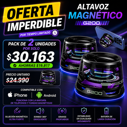 MagBoom Pro - El sonido de tu celular, amplificado al instante.