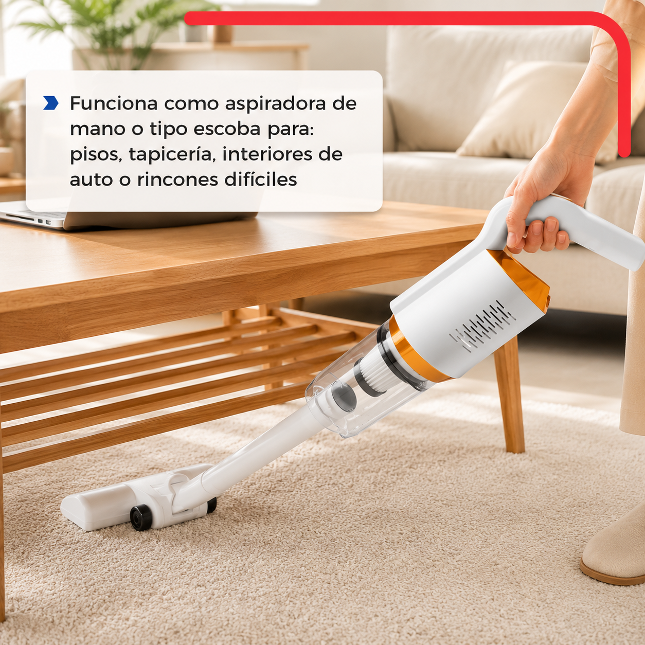AirClean Pro™ - Limpia sin cables ni esfuerzo.