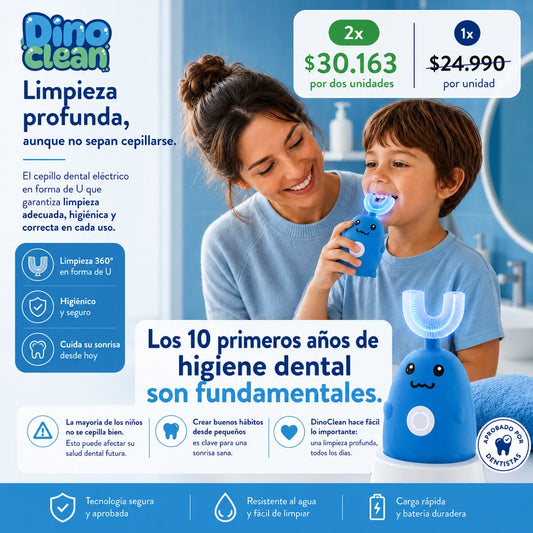 DinoClean - Limpieza profunda, aunque no sepan cepillarse.