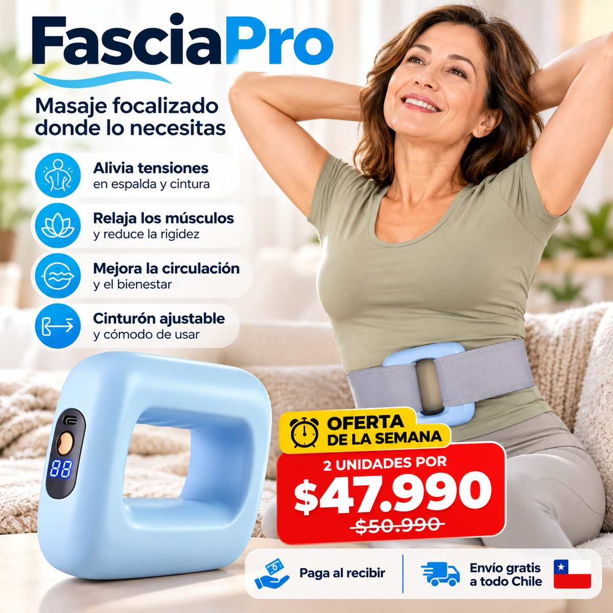 FasciaPro - Masaje focalizado donde lo necesitas