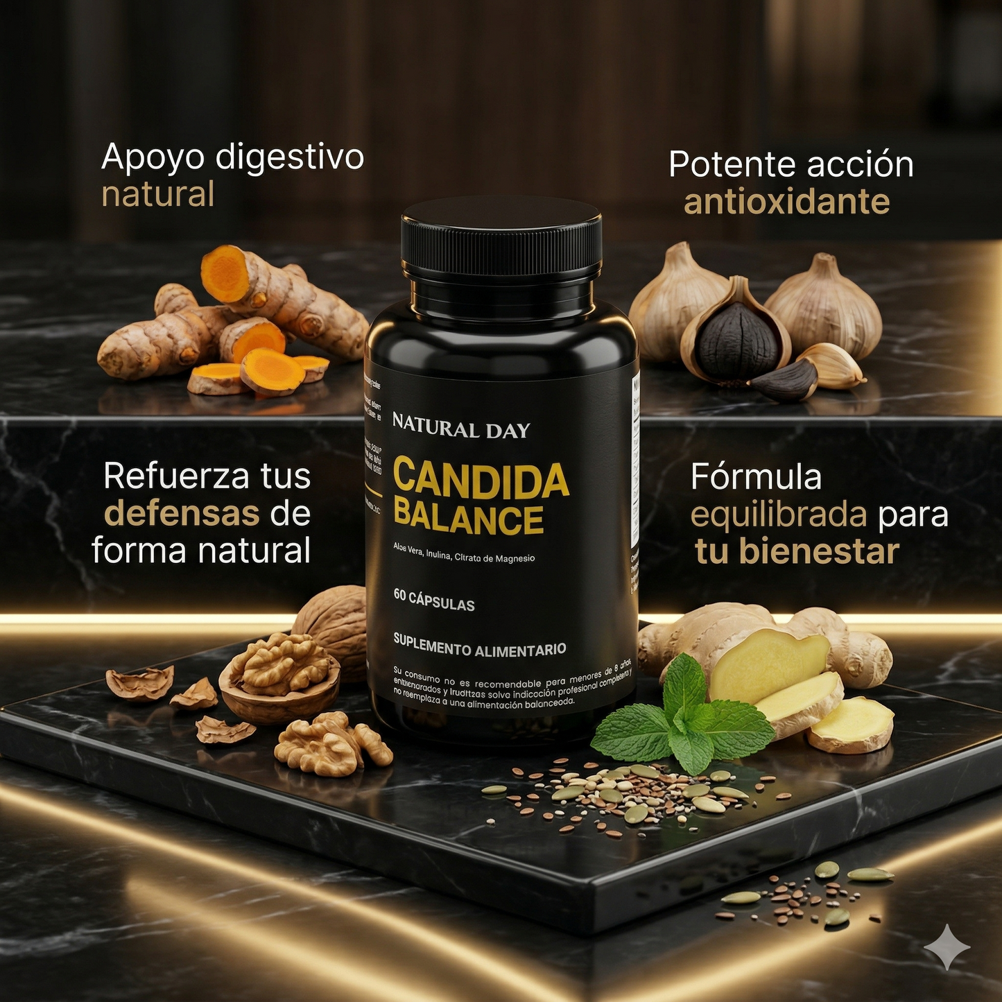 Candida Balance - Equilibra tu digestión desde adentro.