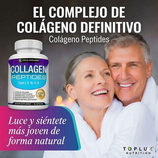 Collamax 5 - 5 tipos de colágeno en una sola cápsula.