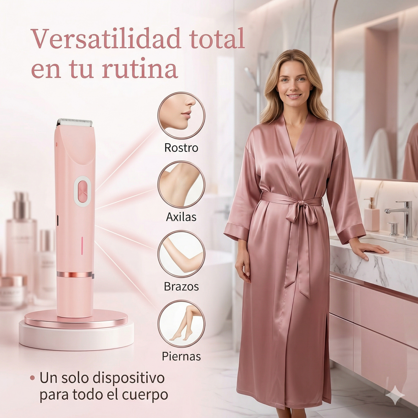 HojaSuave Pro - Depilación completa sin rasguños ni enrojecimiento.