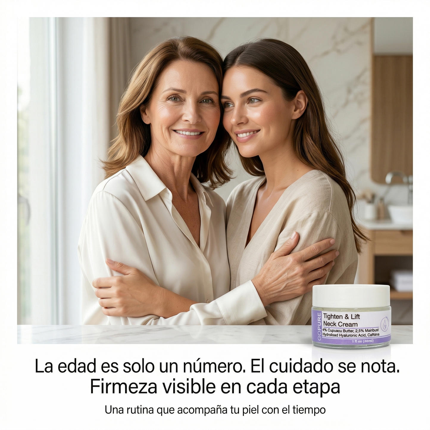 GoPure - Devuelve firmeza al cuello y escote desde la primera semana.