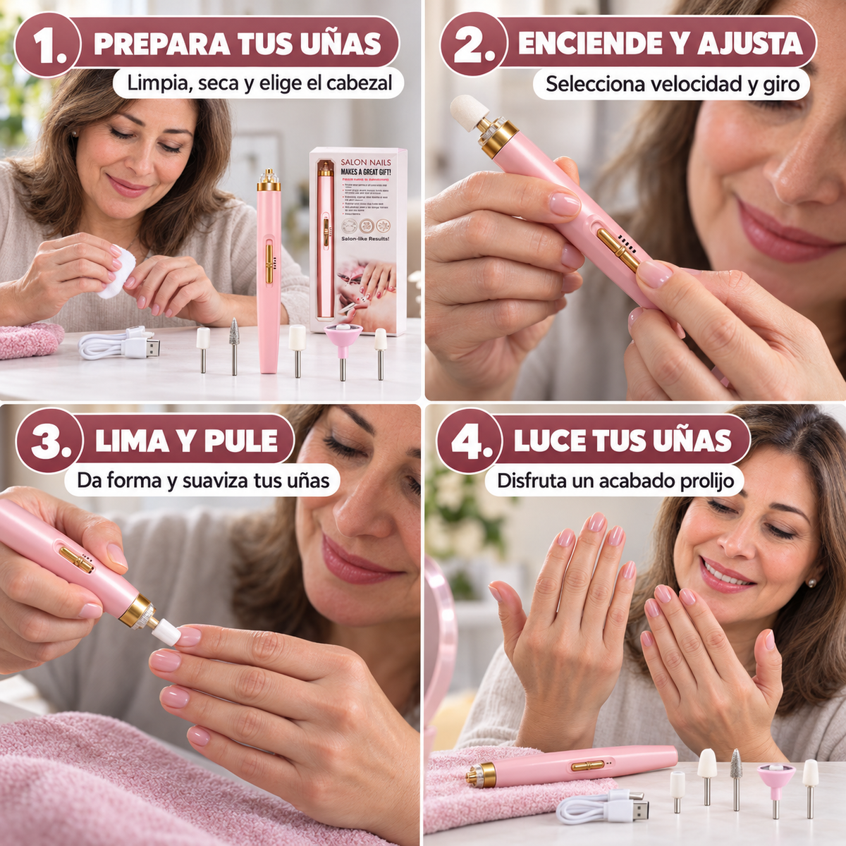 ManiGlow - Lima y pule tus uñas fácilmente