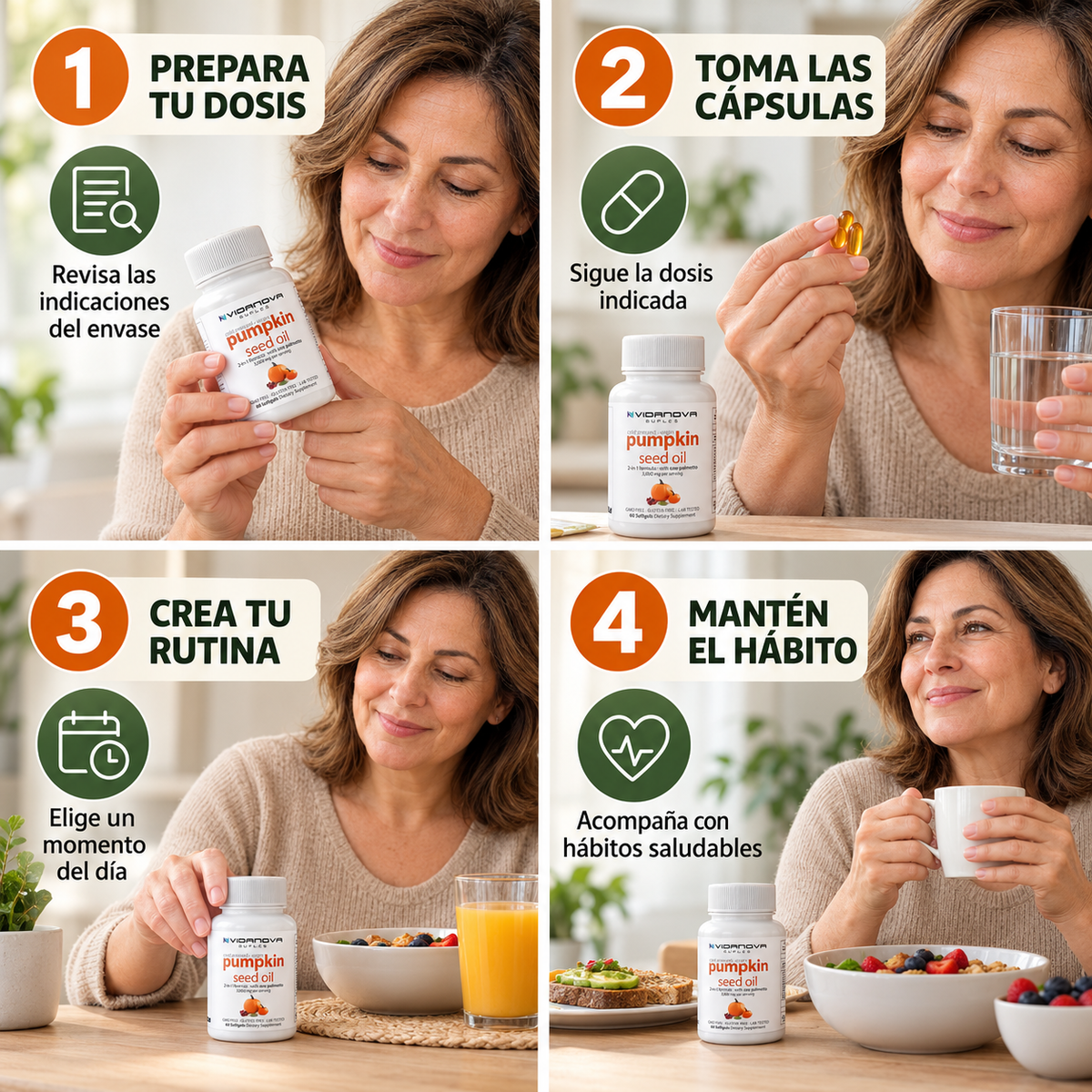 VitaPump - Cuidado prostático y capilar