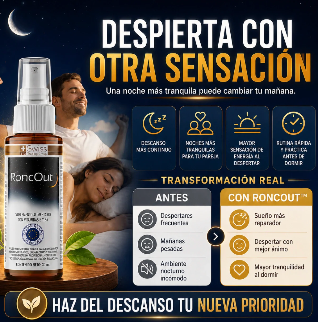 RoncOut®  - Termina con los ronquidos desde la primera aplicación.