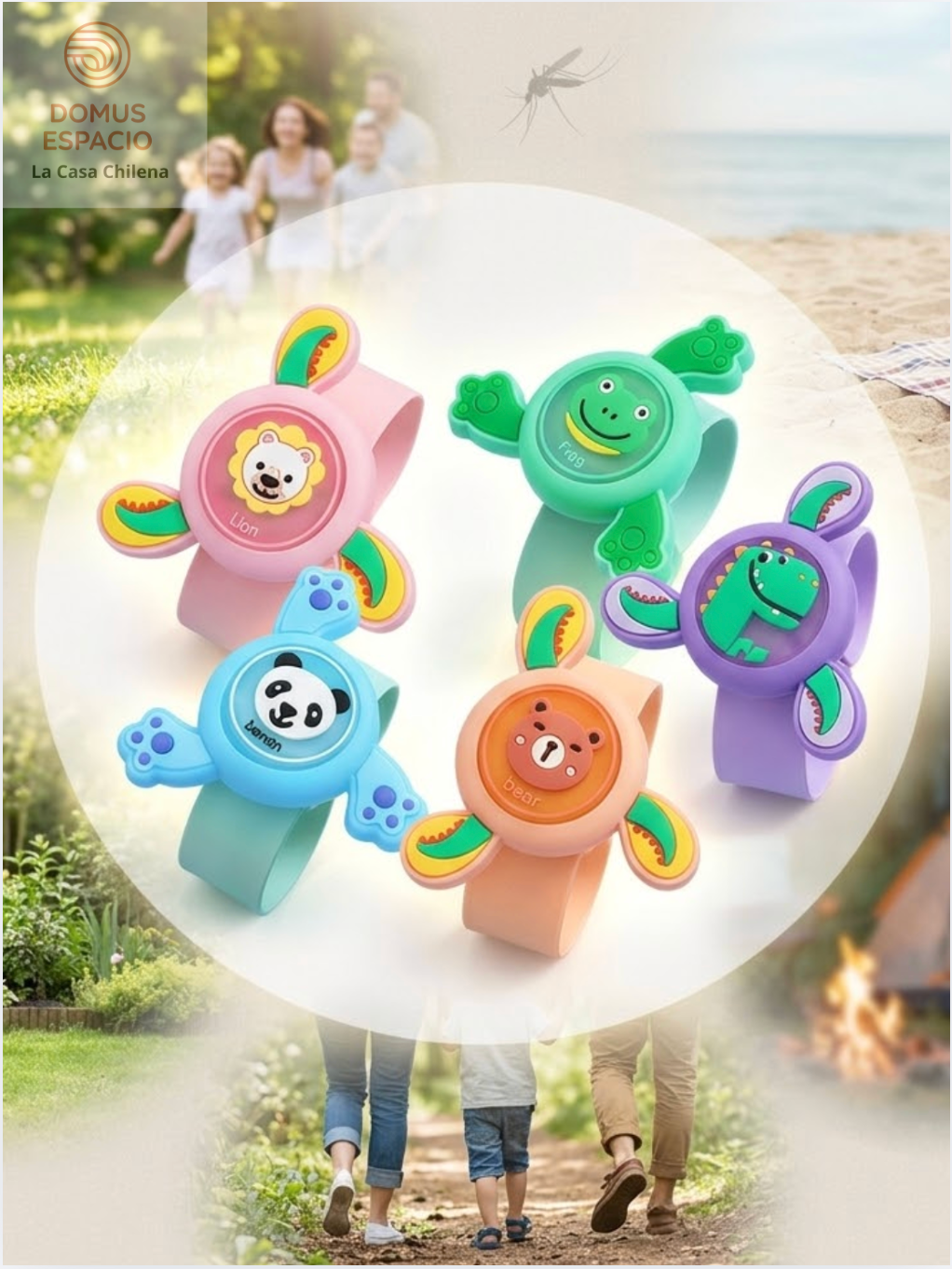Pulsera Anti Mosquitos Infantil - (3x1 HOY 🔥: 2 GRATIS 🎁)