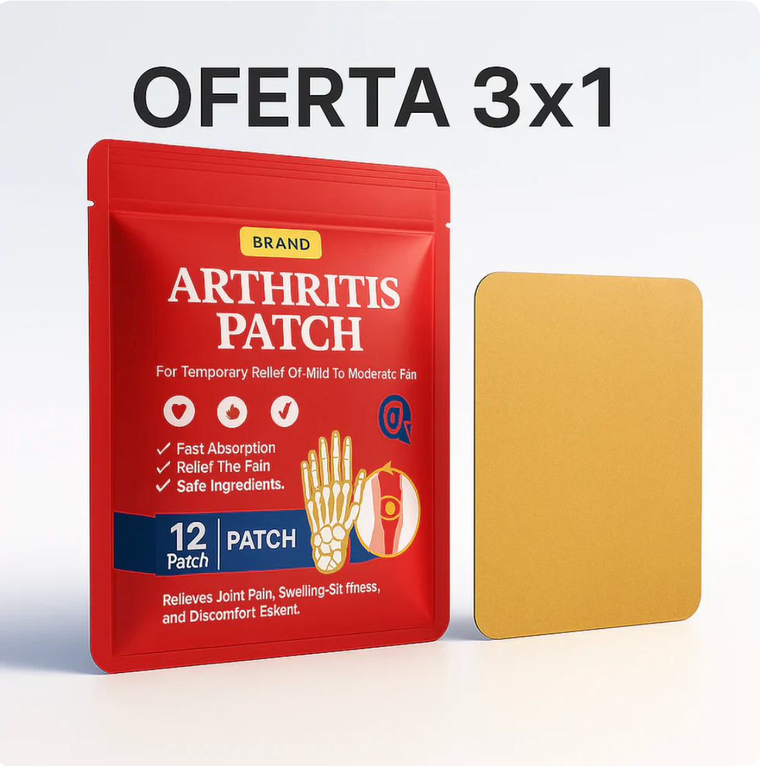 PatchRelief™ | Llévate 3x1 y olvida el dolor articular.