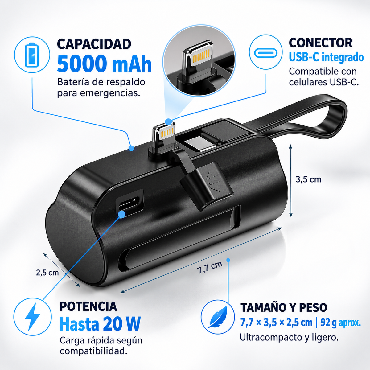 MiniCharge - Energía de respaldo al instante