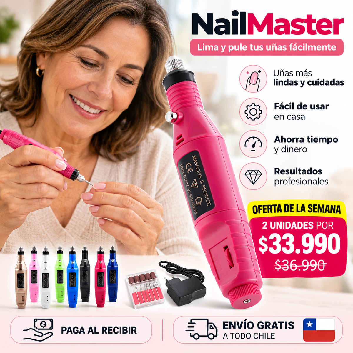 NailMaster - Lima y pule tus uñas fácilmente
