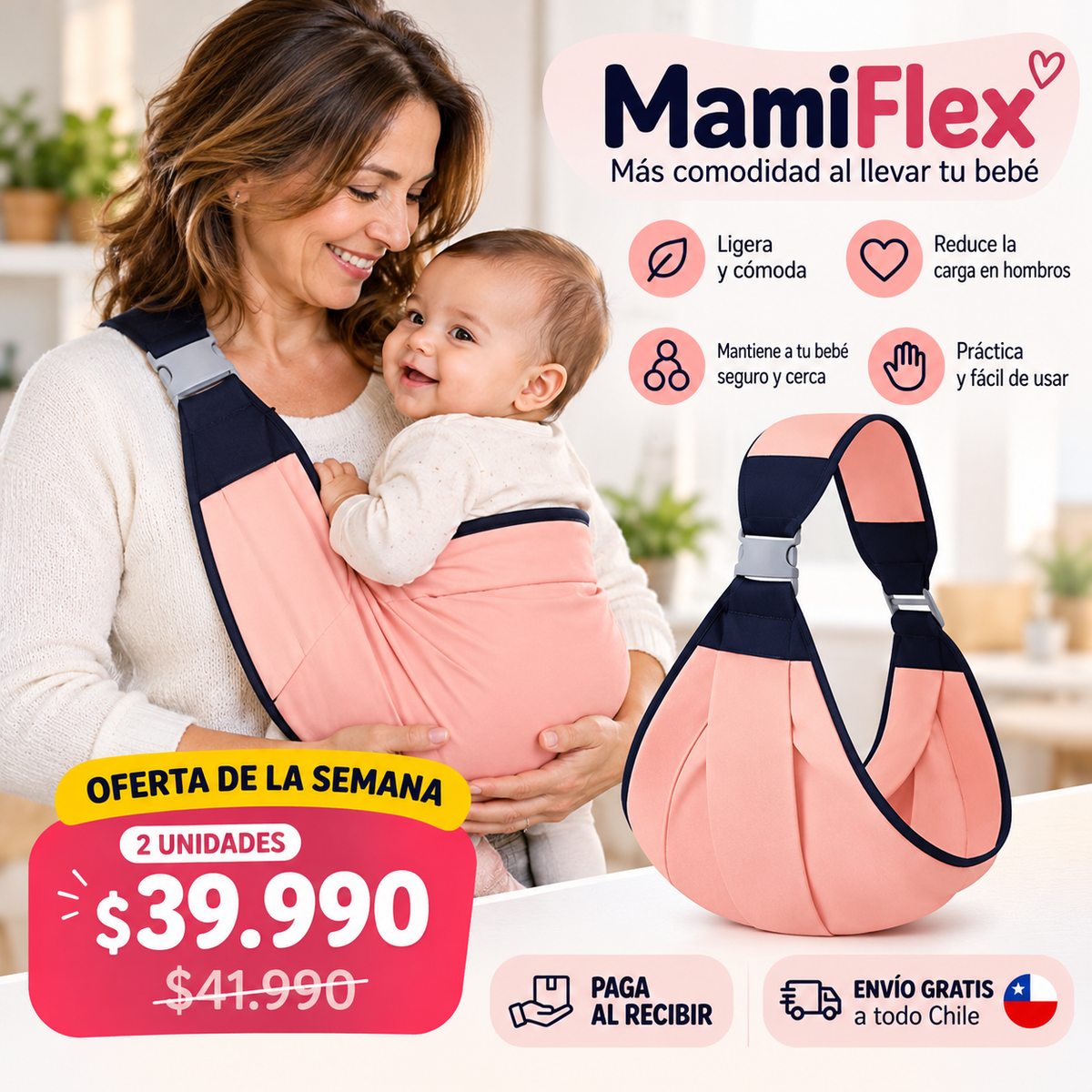 MamiFlex - Más comodidad al llevar tu bebé