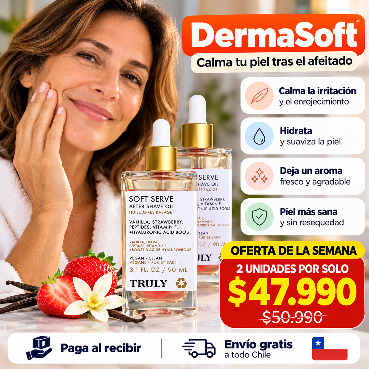 DermaSoft - Calma tu piel tras el afeitado