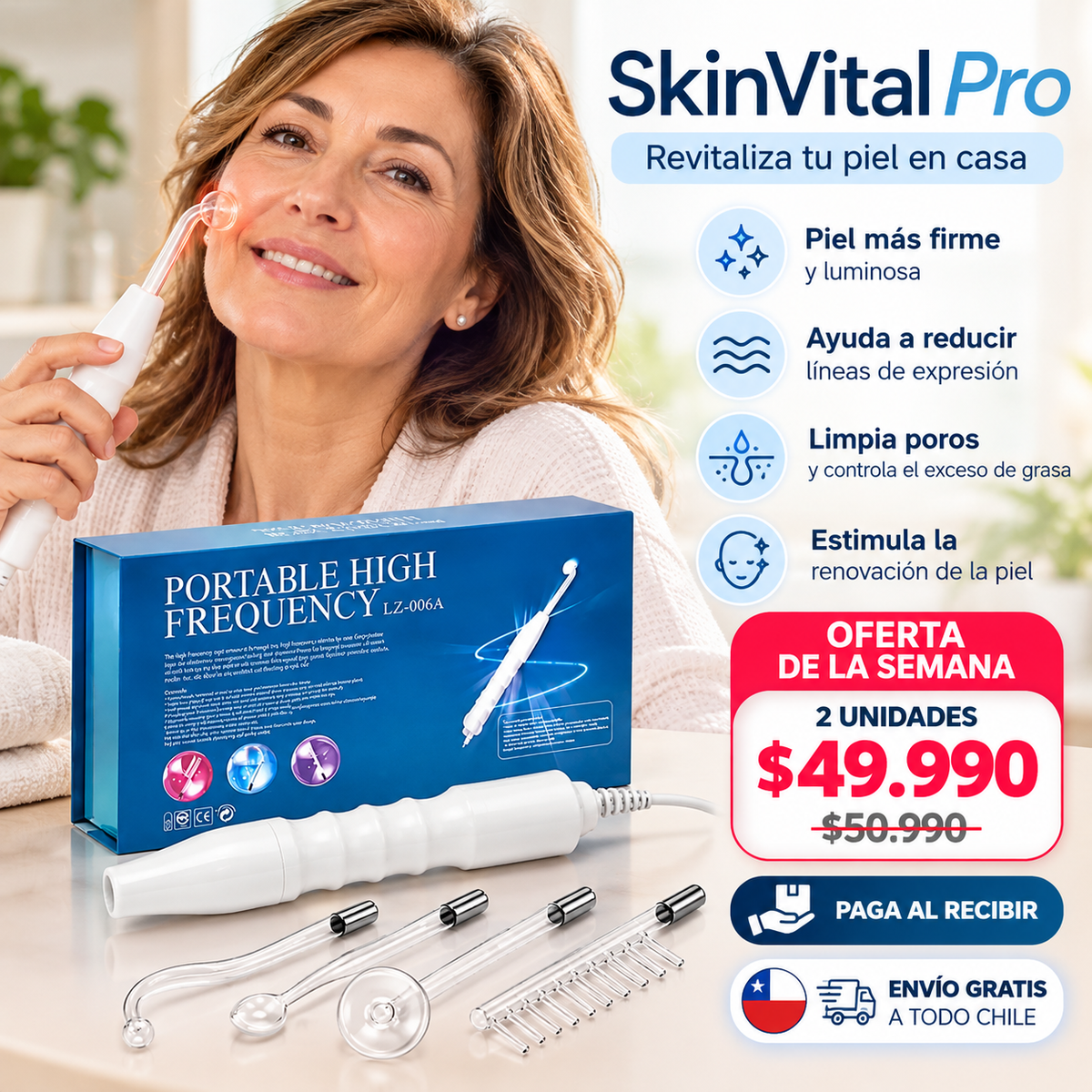 SkinVital Pro - Revitaliza tu piel en casa